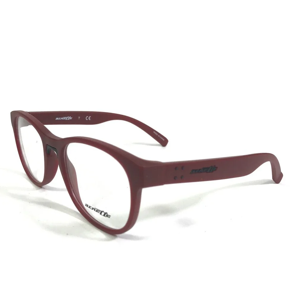 Arnette Eyeglasses Frames SKRILL 7158 2568 Matte Red Square Full Rim 50-18-140